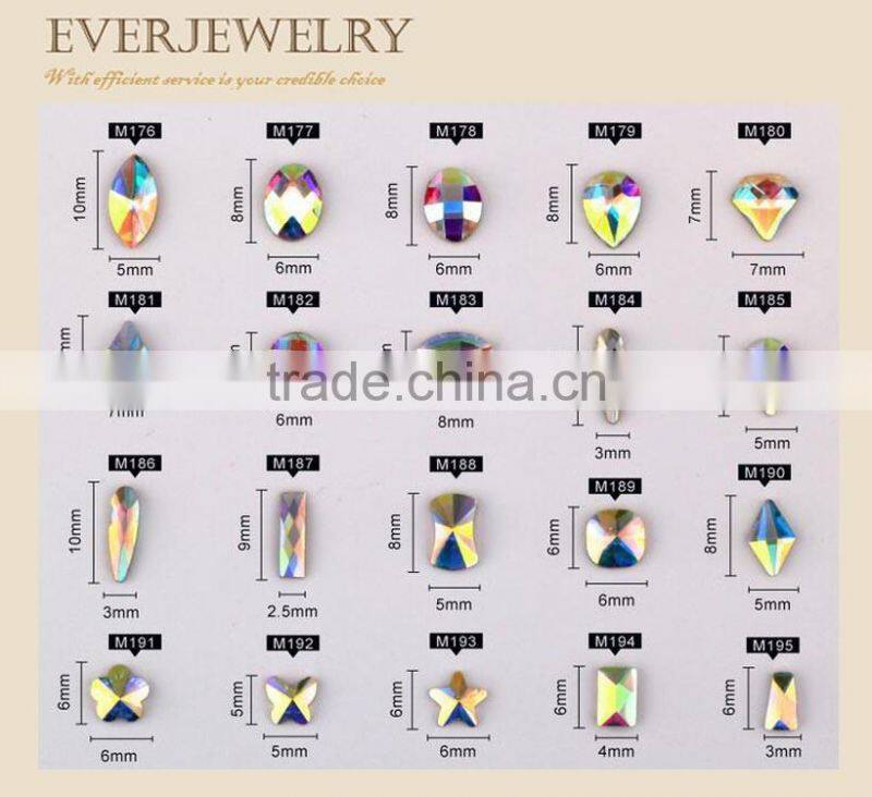 Bling Nail Art Rhinestone Decorations drop