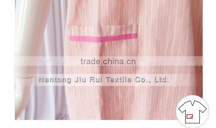 Pink/Blue Korean Style Sweat Steaming Clothes Striped Pajamas Unisex Tracksuit Plus Size Pajamas For Spa