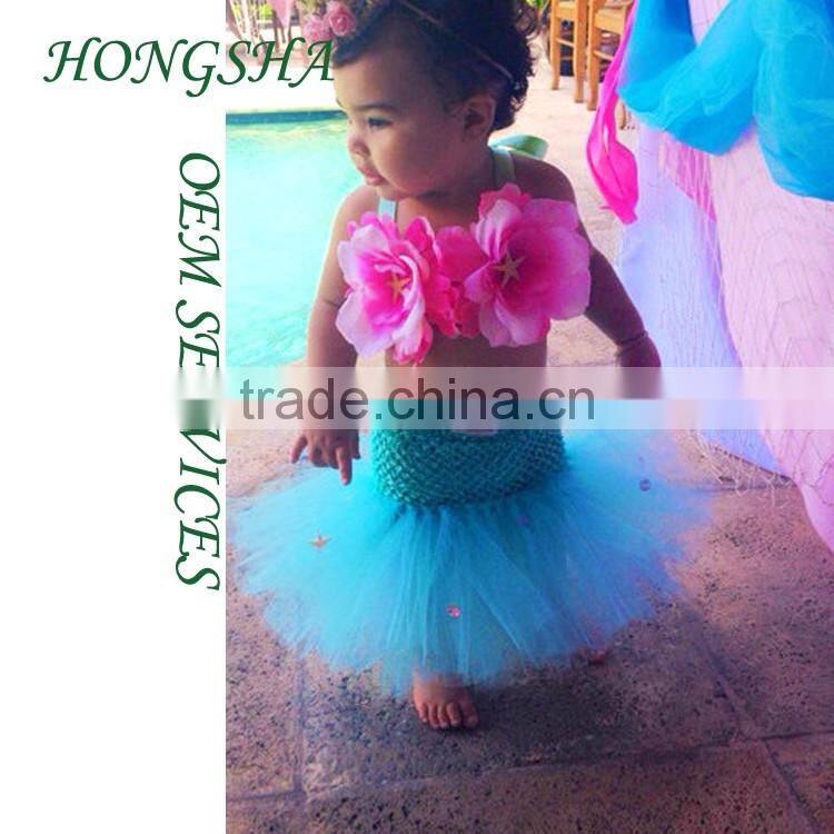 Fashion Lovely Girls Mermaid Tutu Skirt Dress HSs7583
