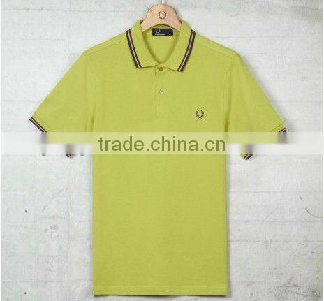 2017 fashion Customized 100% cotton mens polo shirts perry polo clothing manufacturer