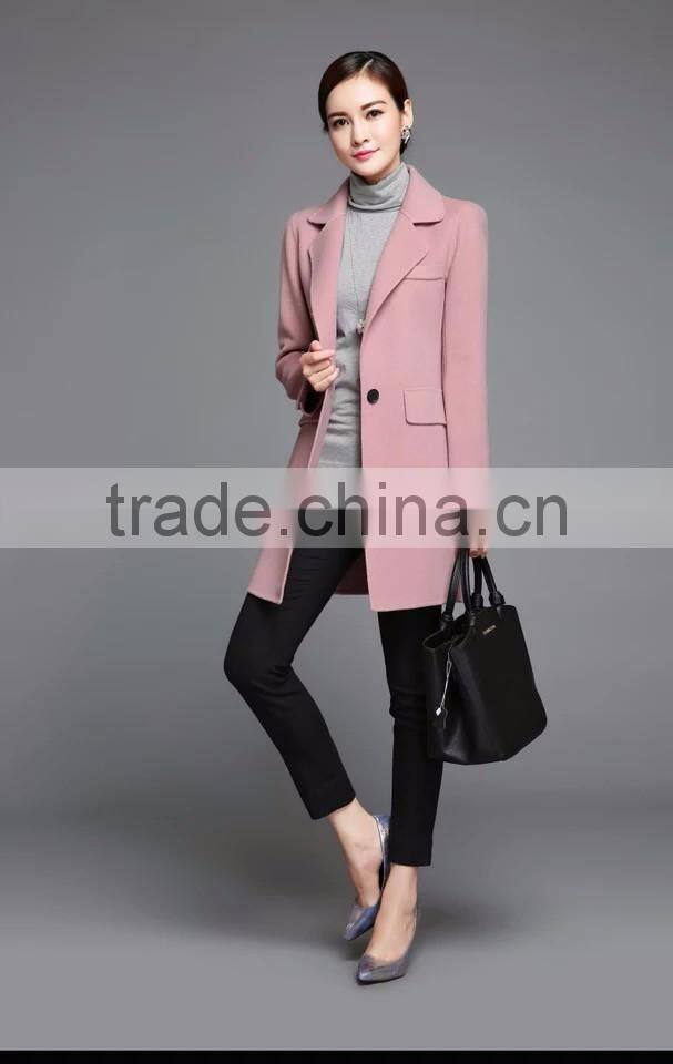 Winter parka coatkorean fur coat 2016 ,ladies fashionable wool coat