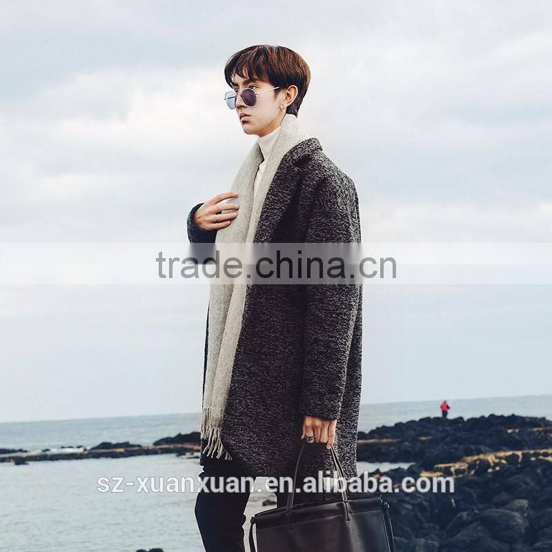 American and European style woolen jacket coat winter casual jacket for men