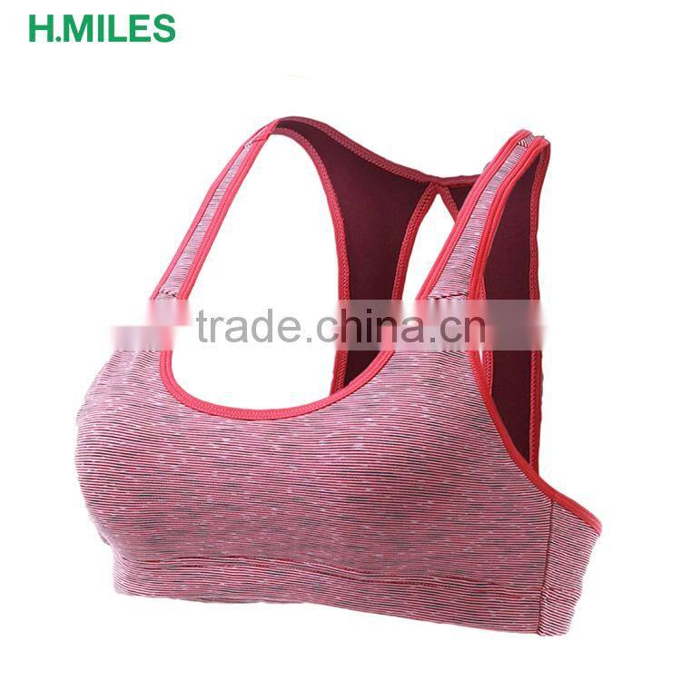 Custom quickdry Jogging fitness bra running yoga vest athletic bra