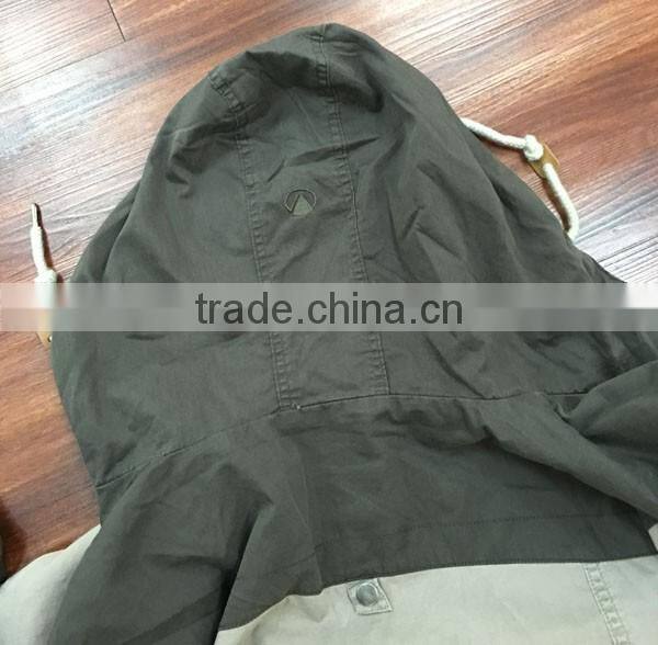 factory 100% cotton contrast color jacket stock