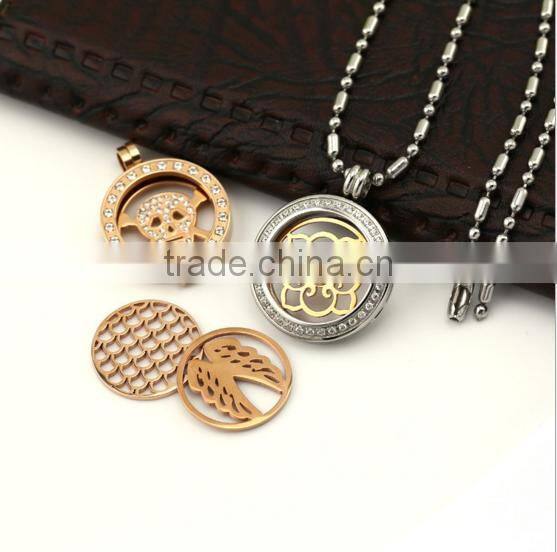 Gold 33MM Coin Dream Peace Faith Love Angel Coin Round Disc Charm