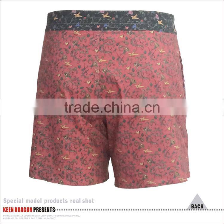 Summer Beach Wholesale T/C Spandex Men's Digital Printed Mens Swim Shorts