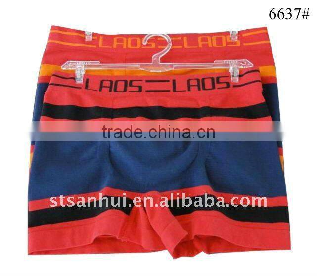 Wholesale sexy hot seamless men's boxer brief underwear
