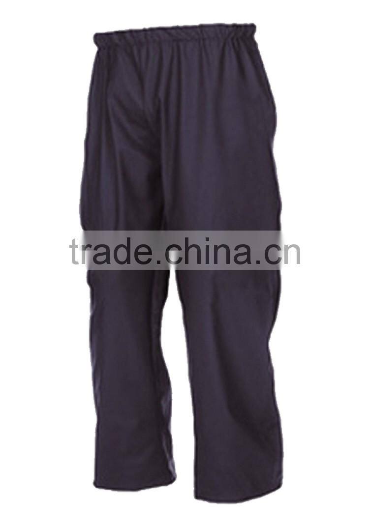 whosales pu raincoats with low price waterproof rain pants for workwear