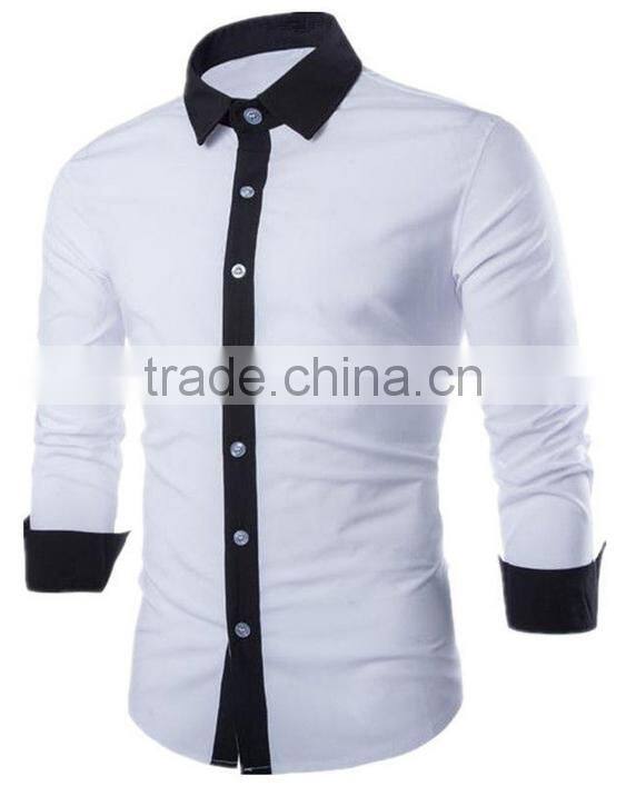 Formal casual suits men slim casual long sleeve shirt