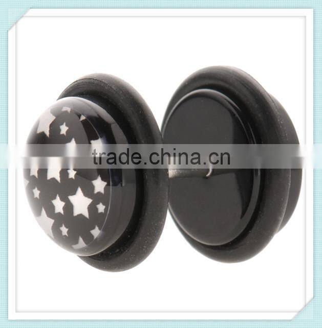Different Design Fake Cheater Plug Acrylic Earrings Body Piercing Jewelry