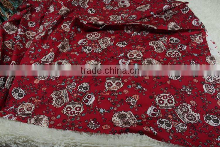 hot selling tc 45*45 110*76 cvc jersey burn out custom print poplin fabric price