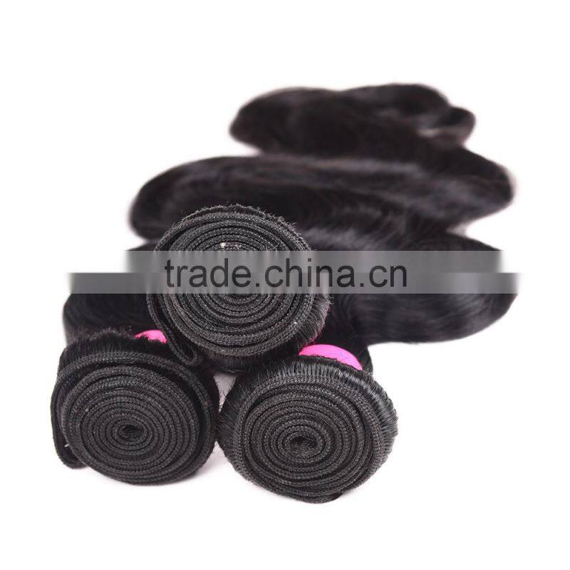 2016 Hot Sale Raw Indian Hair Body Wave 8a Grade Human Hair Weave