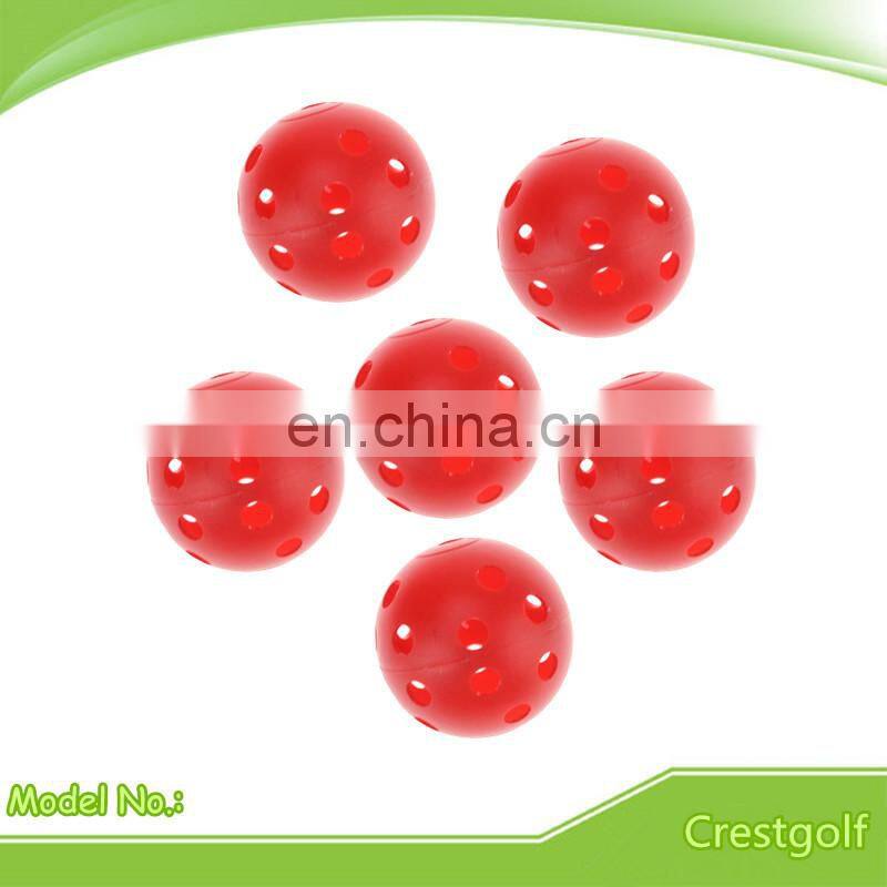 Plastic Golf Balls PE Balls Indoors Practice Range Ball