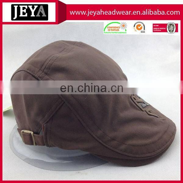 Multi panel 1005 cotton ivy cap low profile ivy hat with 3D embroidery logo