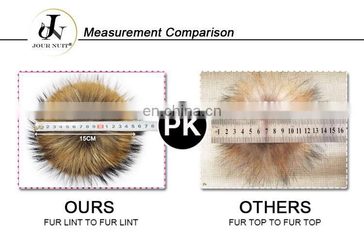 Hot China Supplier Knitted Kids Caps with Raccoon Fur Pompoms Christmas Hats
