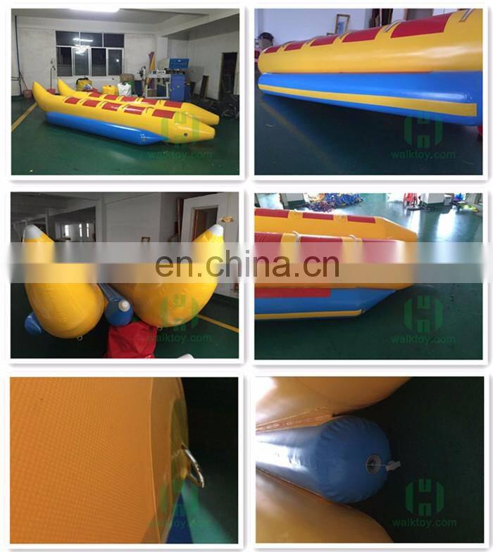 HI Most Excellent Interesting Inflatable Banana Boat For Sale / Water inflatable Banana Boat