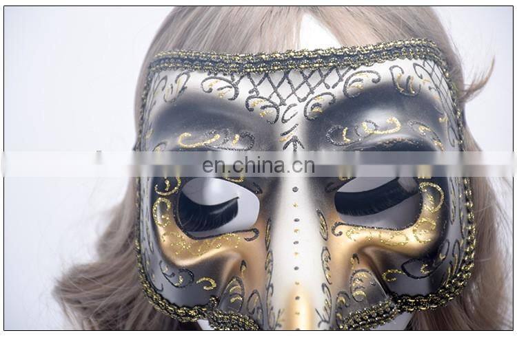 Halloween fancy Venice terrorist proboscis masquerade mask mask Performing props coloured drawing or pattern mask