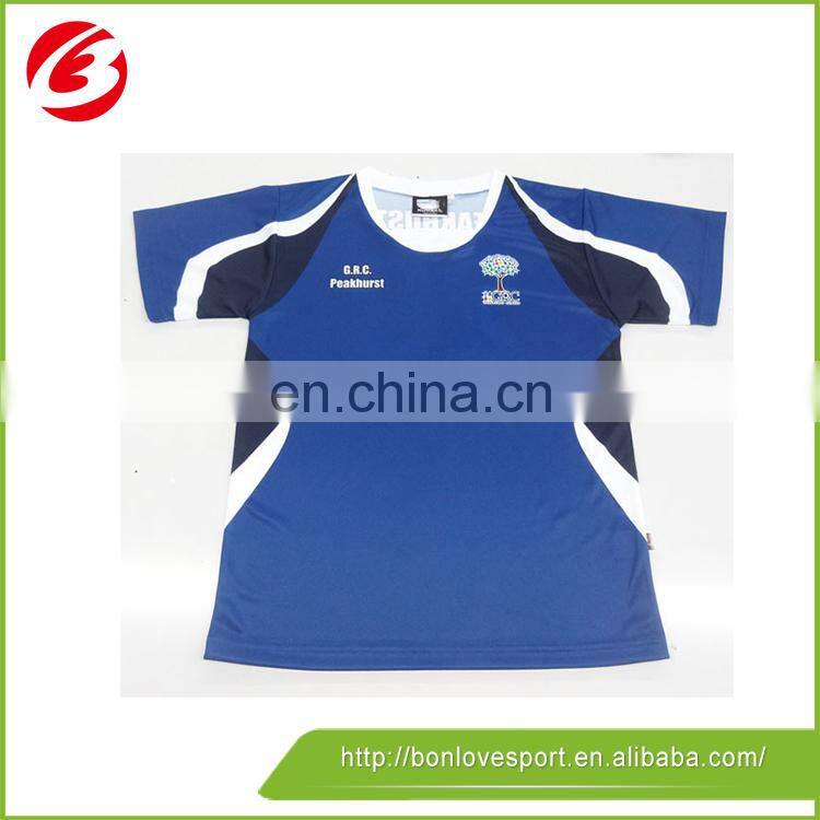 100% polyester fashionable custom t-shirt printing