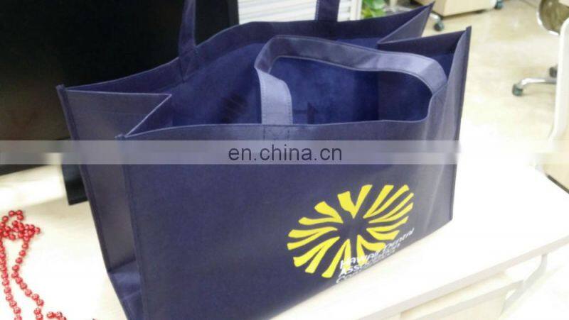 Eco-friendly white non woven promotional bag for advertising