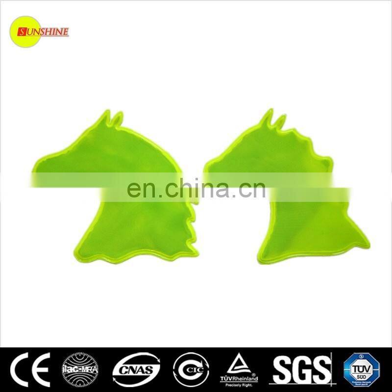 special shape high visibility reflective sticker