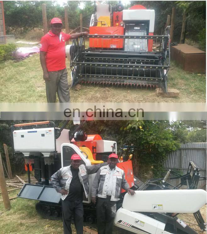 Farm agricultural Small mini Rice Grain combine harvester price for sale