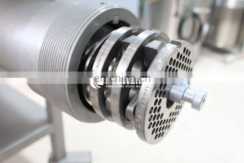 FK-332 Automatic Grinder Type Meat Fish Mincer Paste Making Mincing Machine with table size