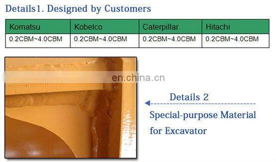 320D excavator digger digging rock standard earth bucket
