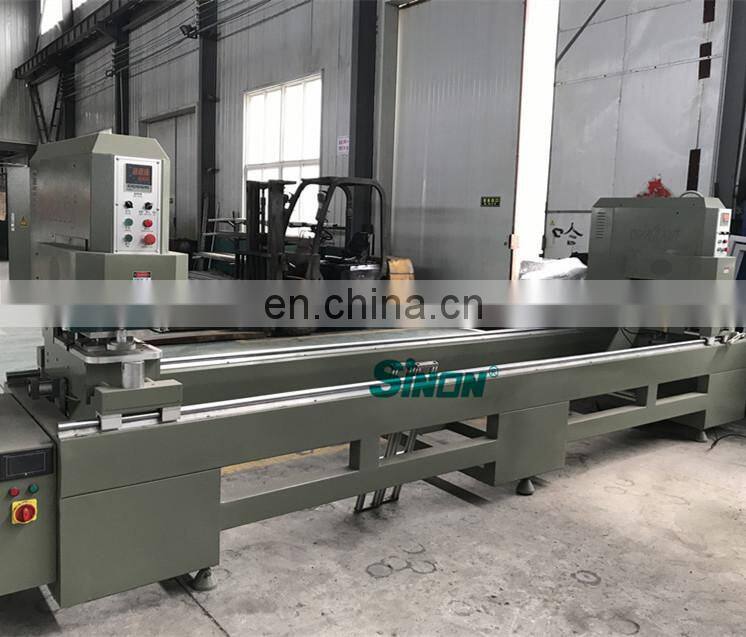 Double Head Wooden Color PVC Window Frame Corner Welding Machine