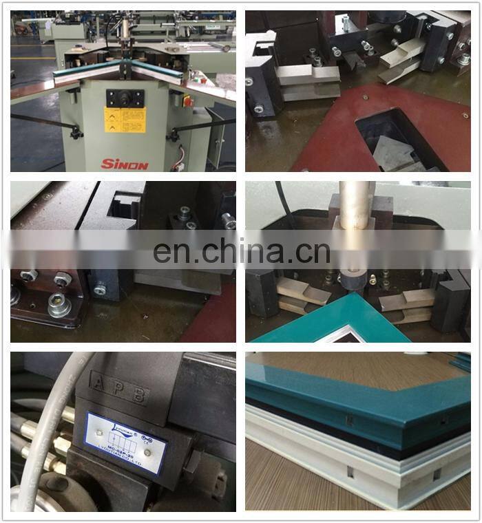 thermal break profile corner crimping aluminum door window machine