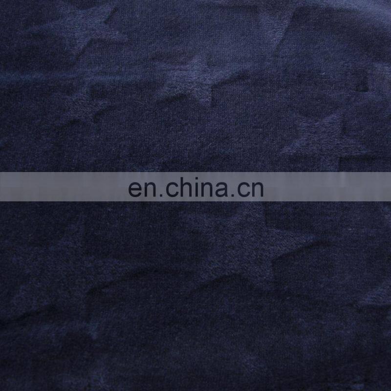 Stars Printed Navy Coral Blanket Air-Conditioned Lively Office Nap Cover Fleece Blanket Throw