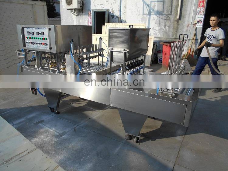 Shanghai Joygoal high quality jelly mini cup filling sealing machine automatic bubble tea cup sealing machine