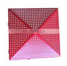 Pressed Metal Ceiling Panel Wood Ceiling Decoration