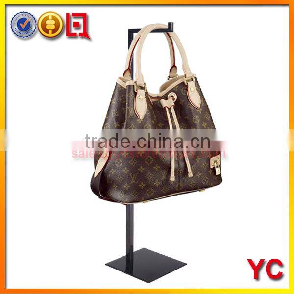 Simple white color bag hanging bag display stand