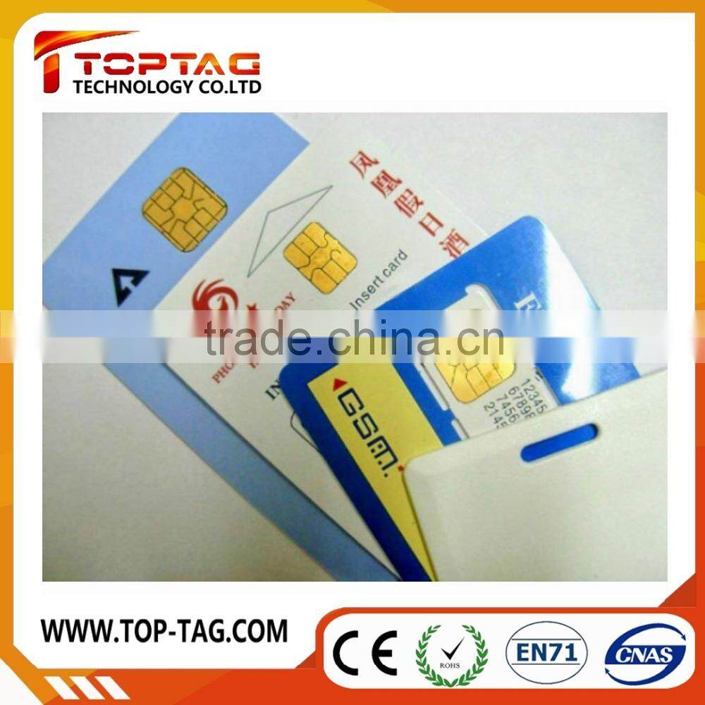 PVC SLE4442 / SLE5542 / SLE4428 / SLE5528 contact ic card for Transportation