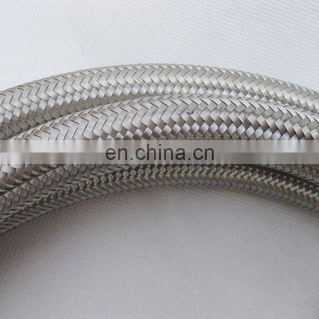 Double Soft Stainless Steel Braided Hose modified car oil cooler tubing knitted net high temperature resistance