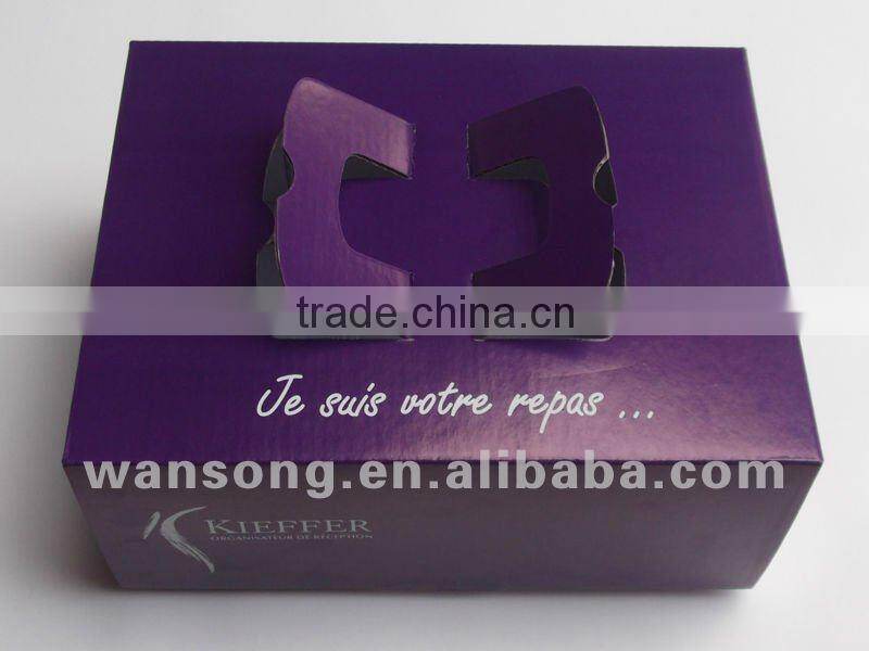 Corruagated board cake box