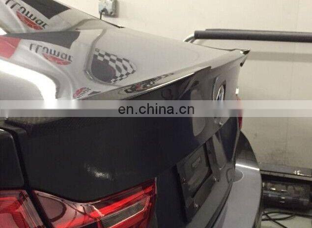 2014-2015 carbon fiber F32 428i 435i Coupe Trunk Spoiler Lip fit for BMW