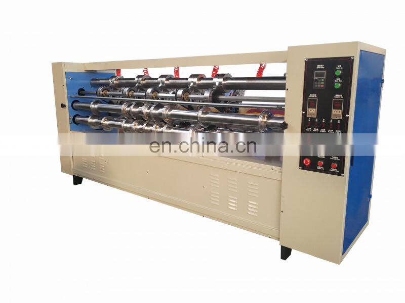 Corrugated cardboard cutting nc thin blade slitter scorer machine