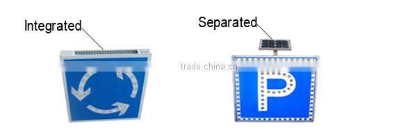 Traffic Warning Plastic Reflective Flashing Road Signs