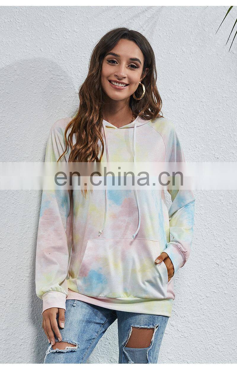 Europe 2021 European and American fall hot styles trendy fashion casual hooded fashion women's sweater