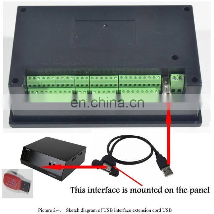 Standard Manual Pulse Generator MPG+4-Axis Engraving Machine CNC Motion Controller