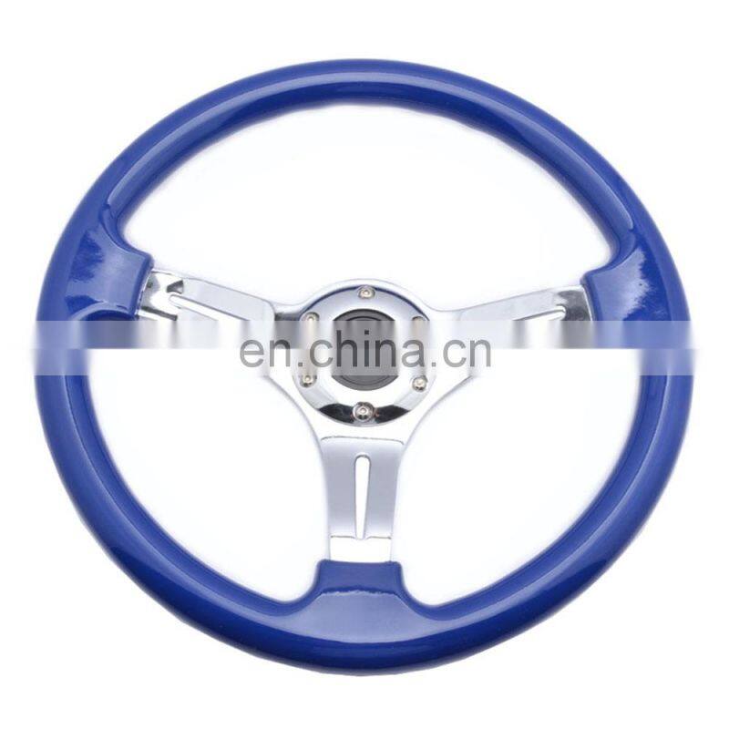 Racing car drift steering wheel black, JDM racing steering wheel
