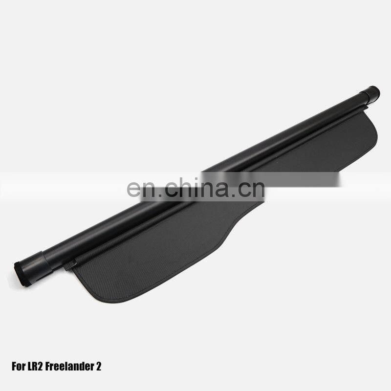 Black Trunk Shade Rear Cargo Cover for  Freelander 2 LR2 2008 - 2014