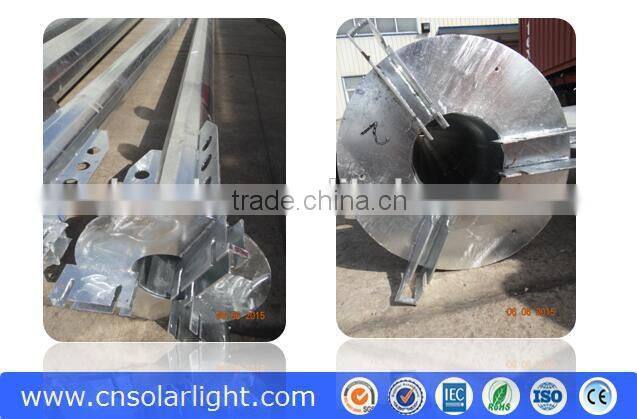 Special price for airport seaport villa high mast lighting poles specification