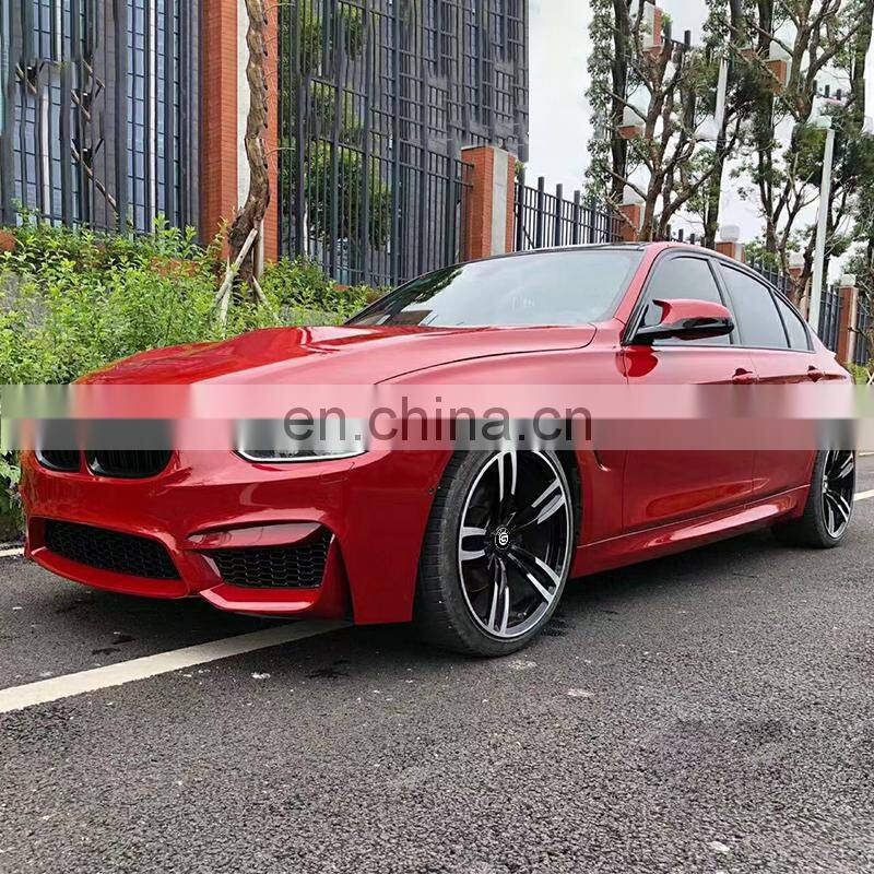 Runde Good Quality Body Kit For BMW 3 Series F30 13-18 Upgrade M3 Style Front Rear Bumper Side Skirt Wrap Angle