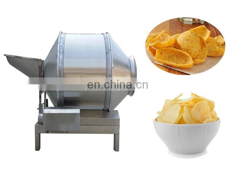 Rotary roller/drum type Seasoning Flavoring machine for snack food