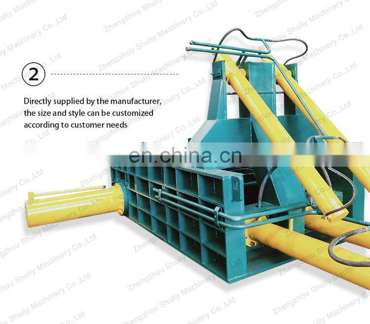 High efficiency horizontal scrap metal baler machine scrap metal balers