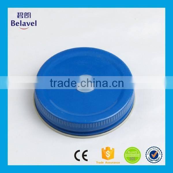 Wholesale food grade jar cap colorful custom mason jar metal lids
