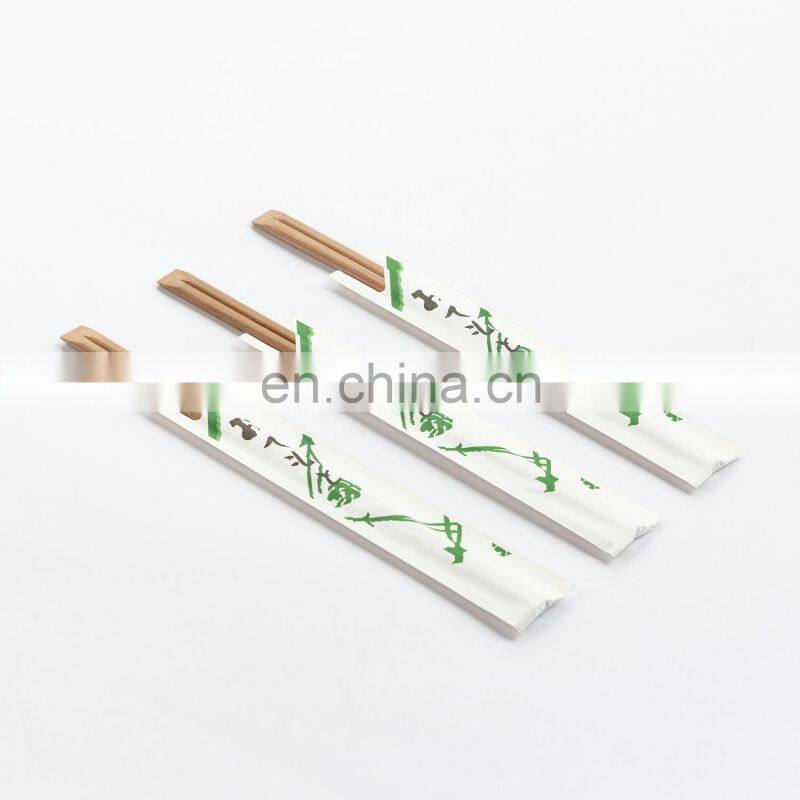 Paper wrapped sushi Japanese bamboo chopsticks disposable hashi sticks