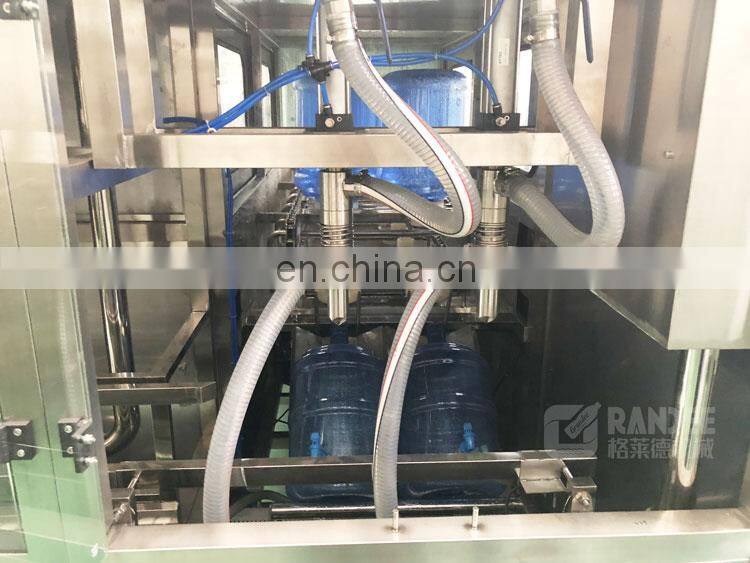 PLC control automatic 5 gallon water bottling machine 20 liter 5 gallon bucket water bottle filling machine